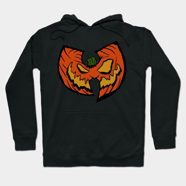 Wu Tang Halloween Pumpkin Hoodie by devilcat.art